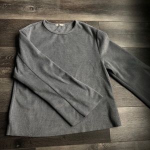 Grey Bell Sleeves Sweater